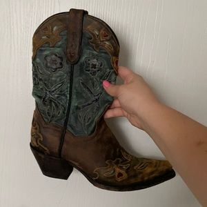 Dan Post Vintage Bluebird Leather cowboy Boot